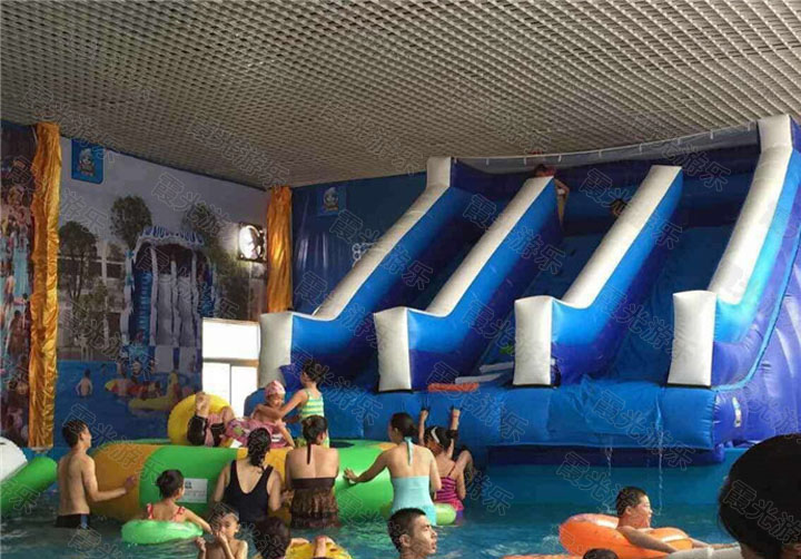 漳州充气滑梯游泳池
